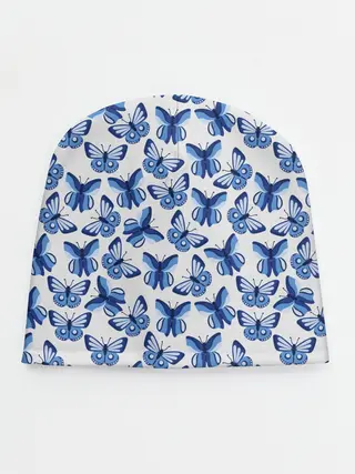 Детская шапка / Бабочки / Butterflies