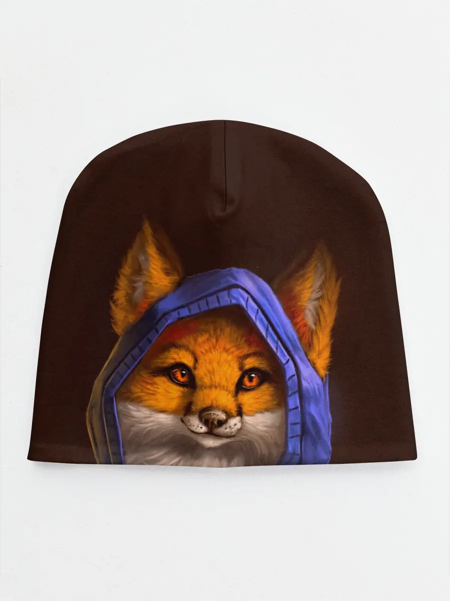 Детская шапка / Лисенок в капюшоне