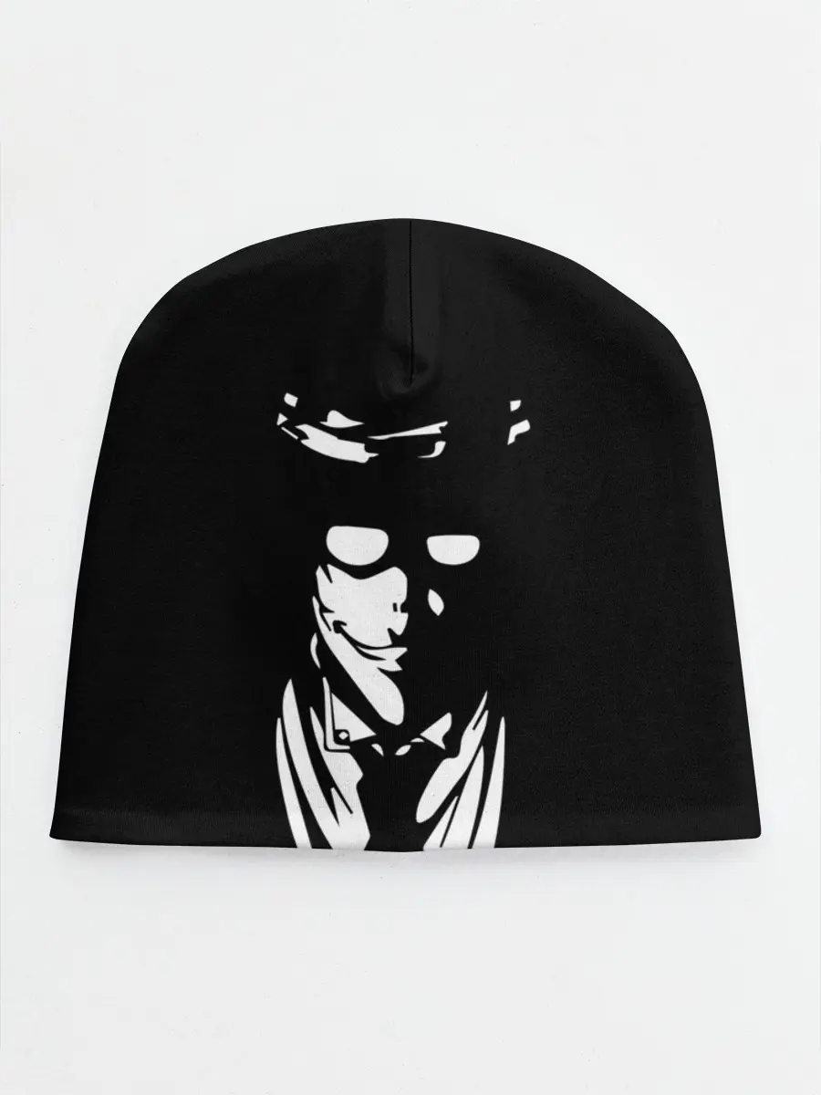 Детская шапка / Черно-белый Алукард