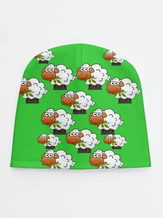 Детская шапка / Овцы