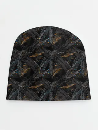 Детская шапка / Следы шин велосипеда