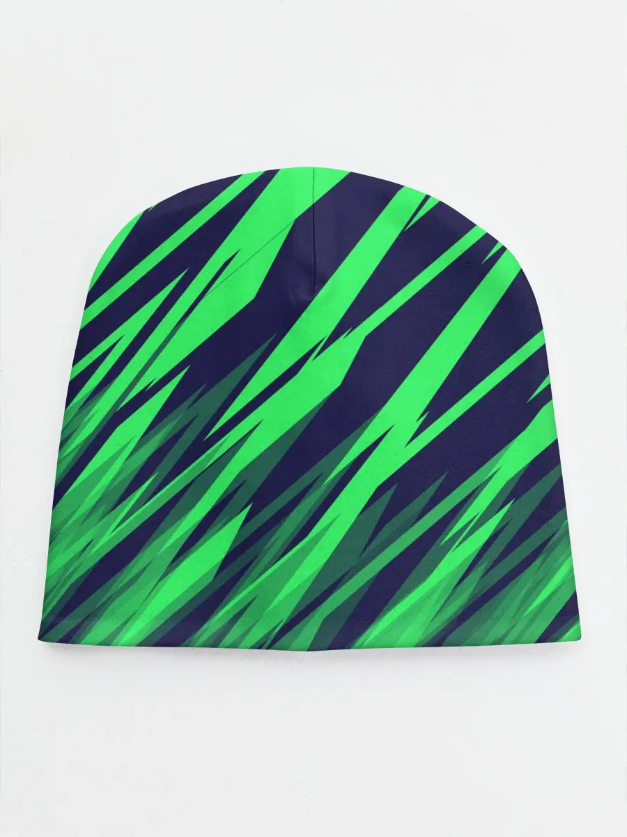 Детская шапка / Абстрактный дизайн ,,Зелень