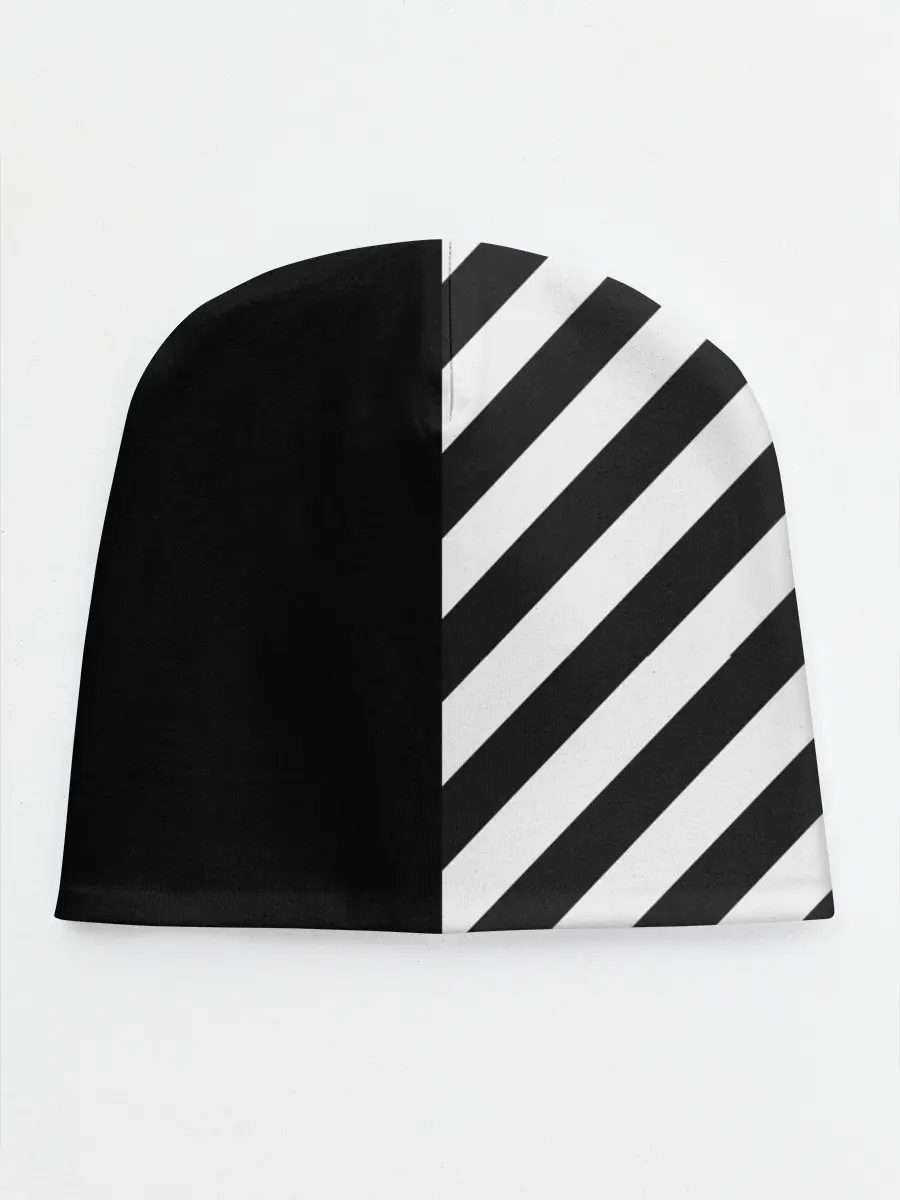 Детская шапка / Черно-Белые Полосы