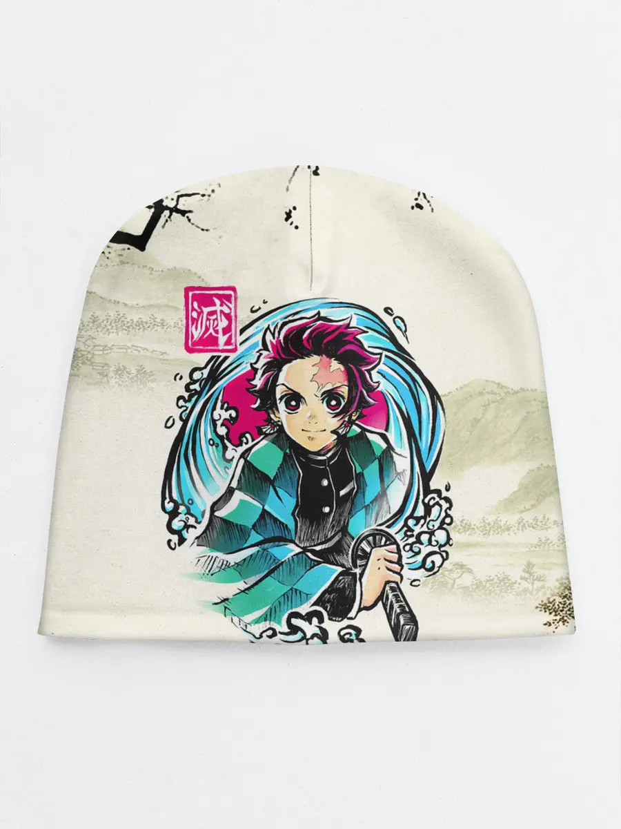 Детская шапка / Kamado Tanjiro зарисовка