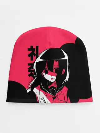 Детская шапка / Rena Black Pink