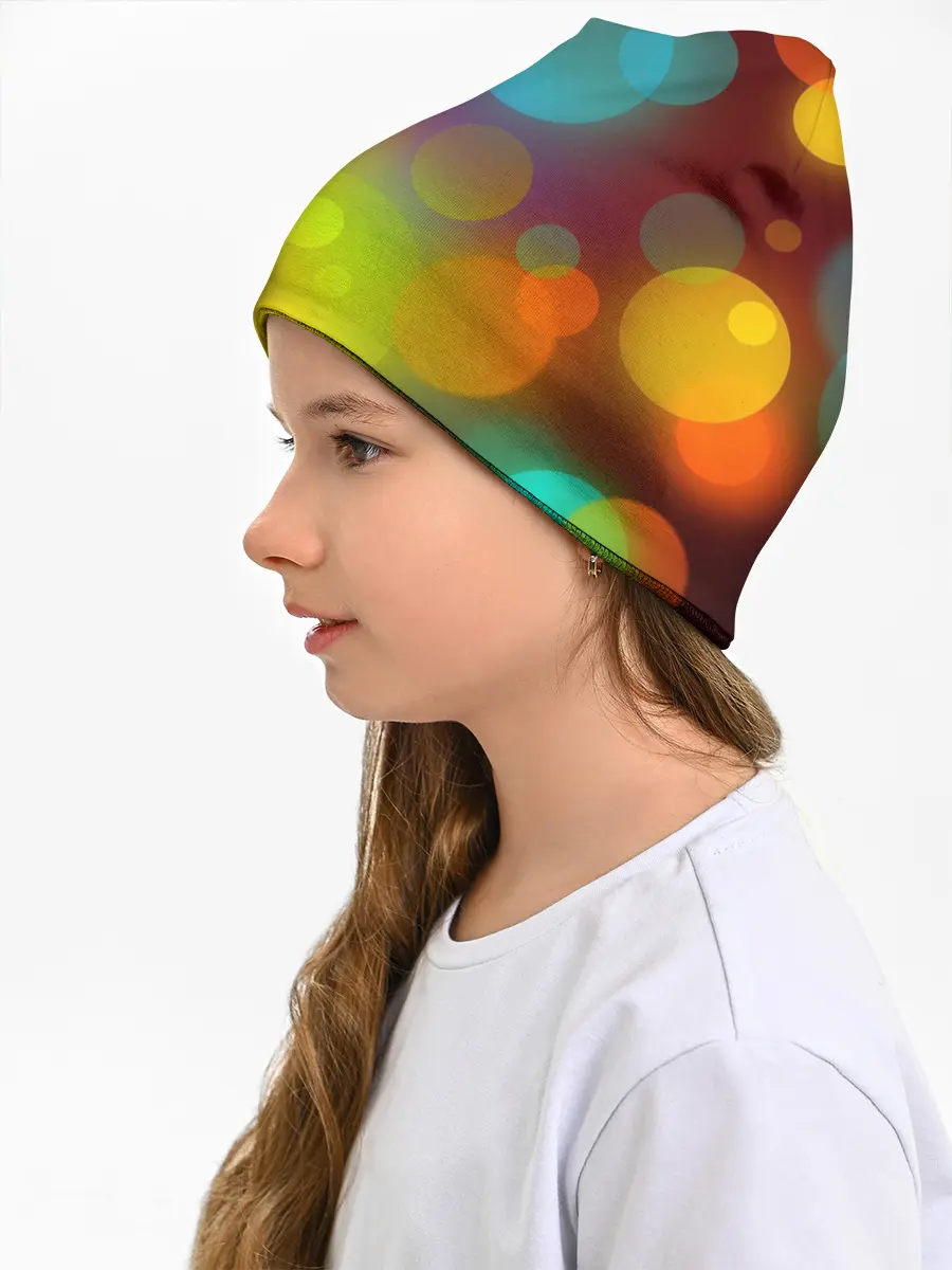 Детская шапка / Цветные блики