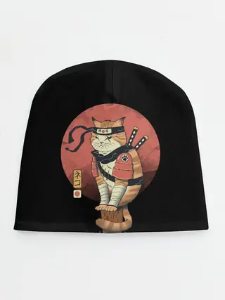 Детская шапка / Кот Ниндзя
