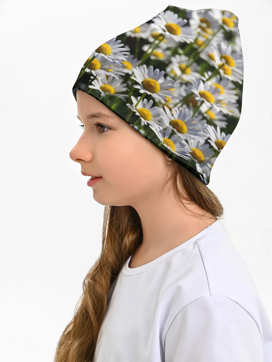 Детская шапка / Ромашки