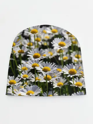 Детская шапка / Ромашки