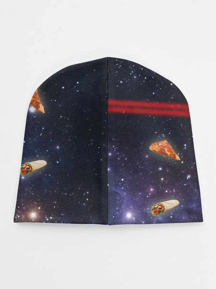 Детская шапка / Котик в космосе