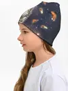 Детская шапка / Котик в космосе