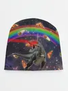 Детская шапка / Динозавр в космосе