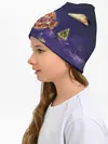 Детская шапка / Пицца в космосе