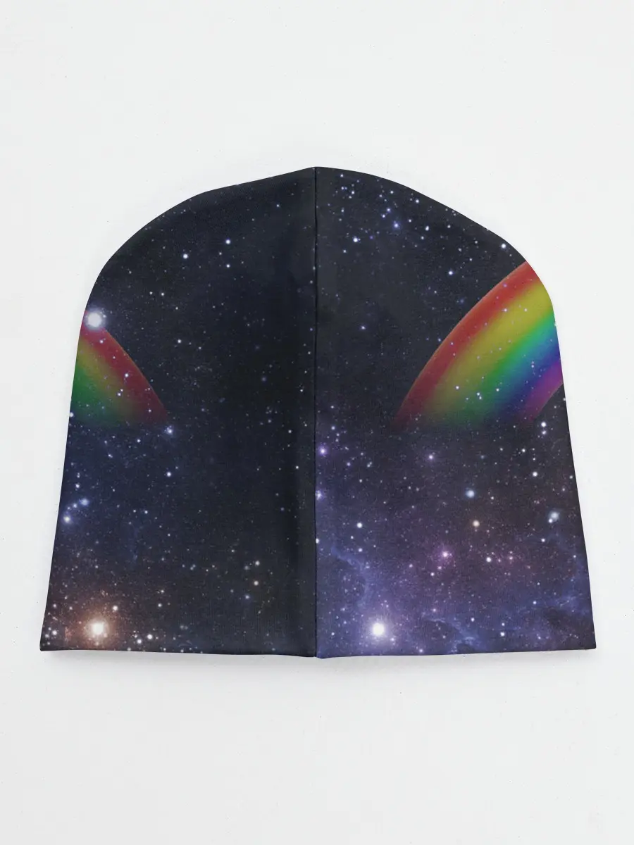 Детская шапка / Мопс на курице в космосе