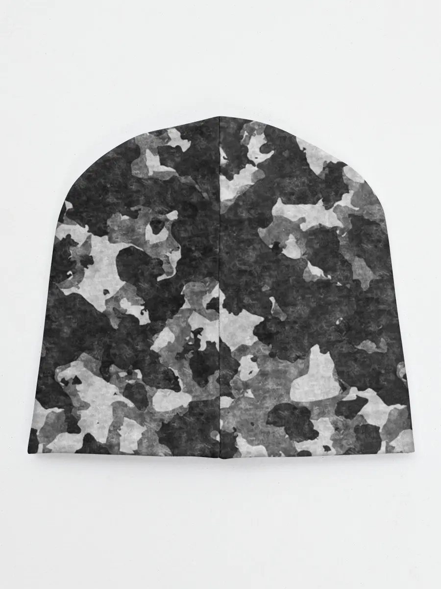 Детская шапка / Gray Camouflage