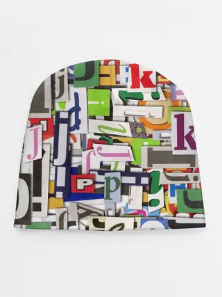 Детская шапка / АЛФАВИТ