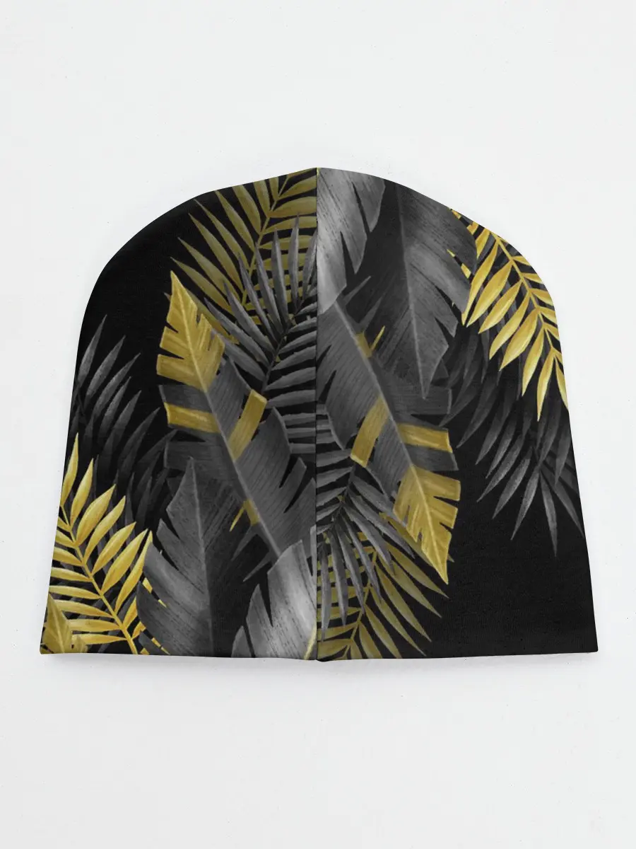 Детская шапка / ЗОЛОТЫЕ БАБОЧКИ И ПАПОРОТНИК