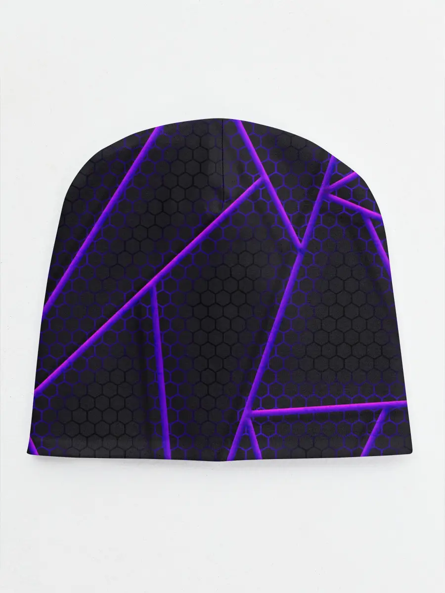 Детская шапка / СОТЫ НЕОНОВЫЕ - ГЕОМЕТРИЯ