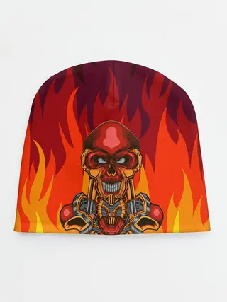 Детская шапка / Меха скелет | Steampunk Fire