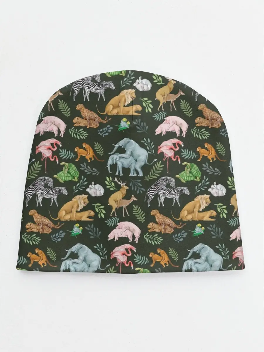 Детская шапка / Дикие Звери Паттерн