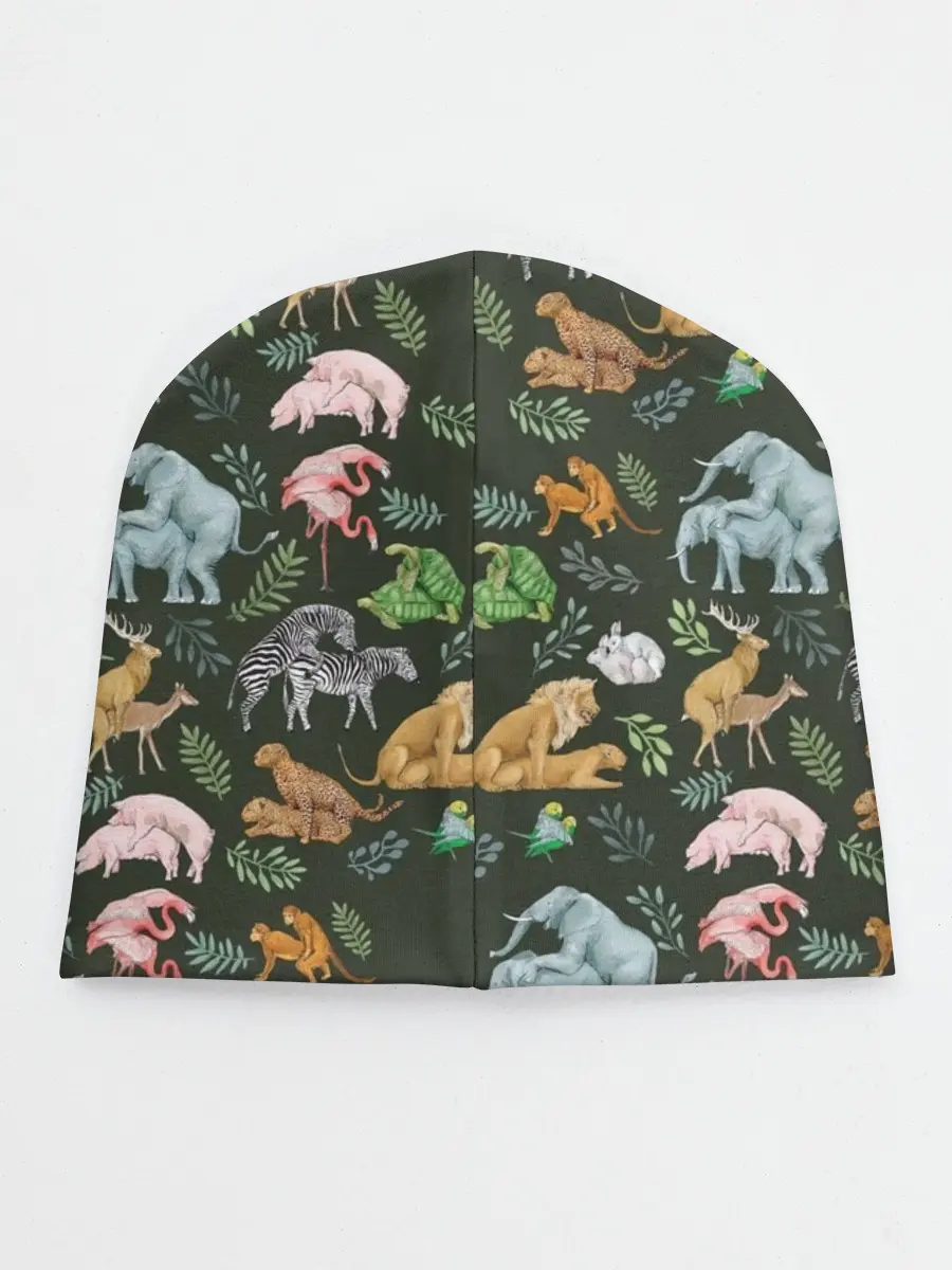 Детская шапка / Дикие Звери Паттерн