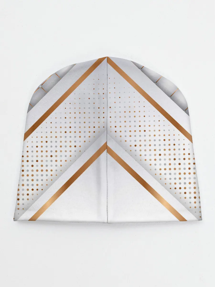 Детская шапка / Luxury white & Gold