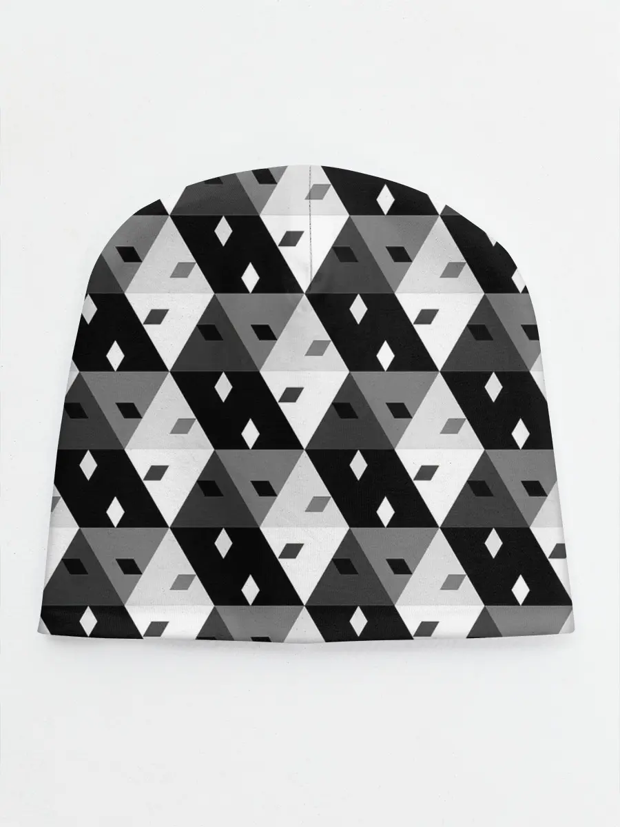 Детская шапка / Абстрактные кубики