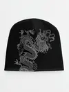 Детская шапка / ЧБ Дракон