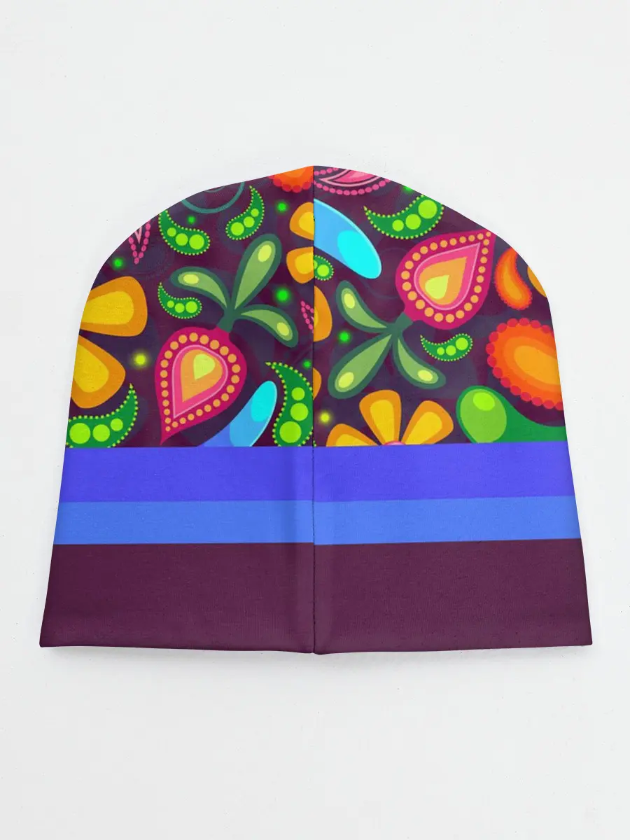 Детская шапка / Мультяшные Цветы