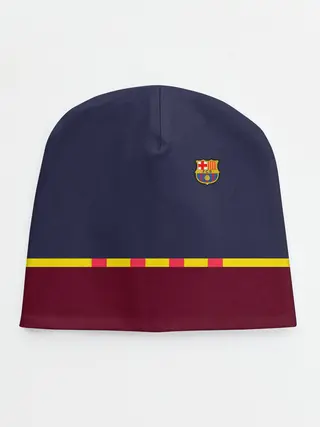 Детская шапка / FC Barcelona | Flag and team Logo