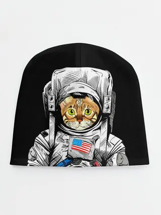 Детская шапка / Кот Космонавт