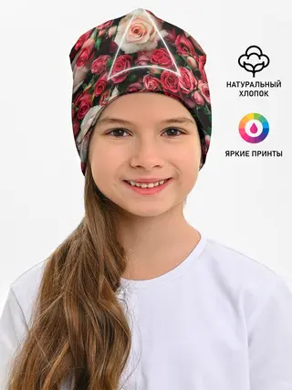 Детская шапка / ROSE NEON | РОЗЫ НЕОН