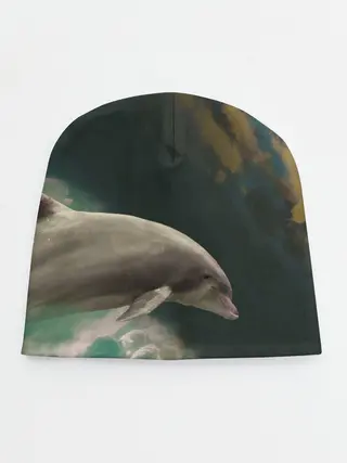 Детская шапка / Дельфин в облаках