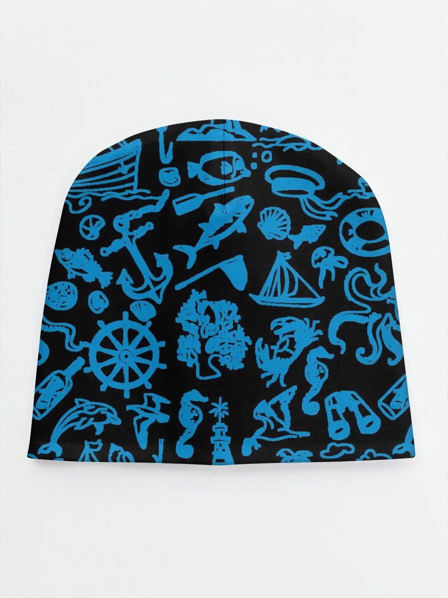 Детская шапка / Морская тема