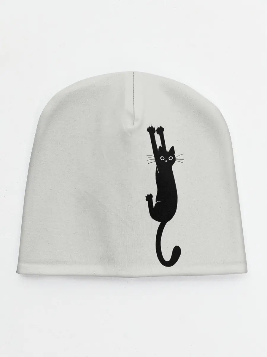 Детская шапка / Испуганный кот