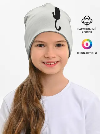 Детская шапка / Испуганный кот