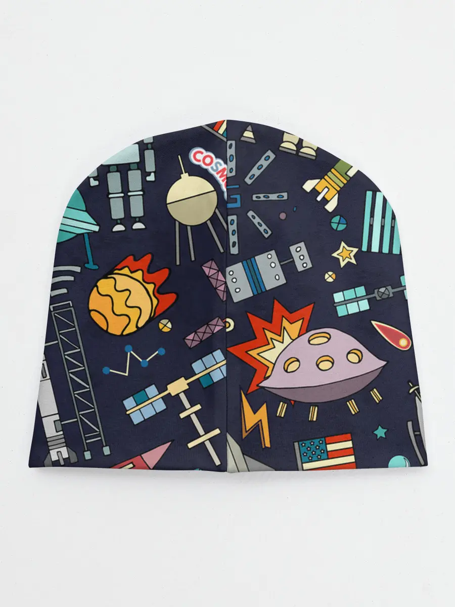 Детская шапка / Космос