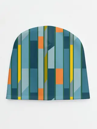 Детская шапка / Абстракция в стиле модерн