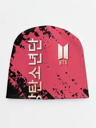 Детская шапка / BTS LOGO / БТС ЛОГОТИП