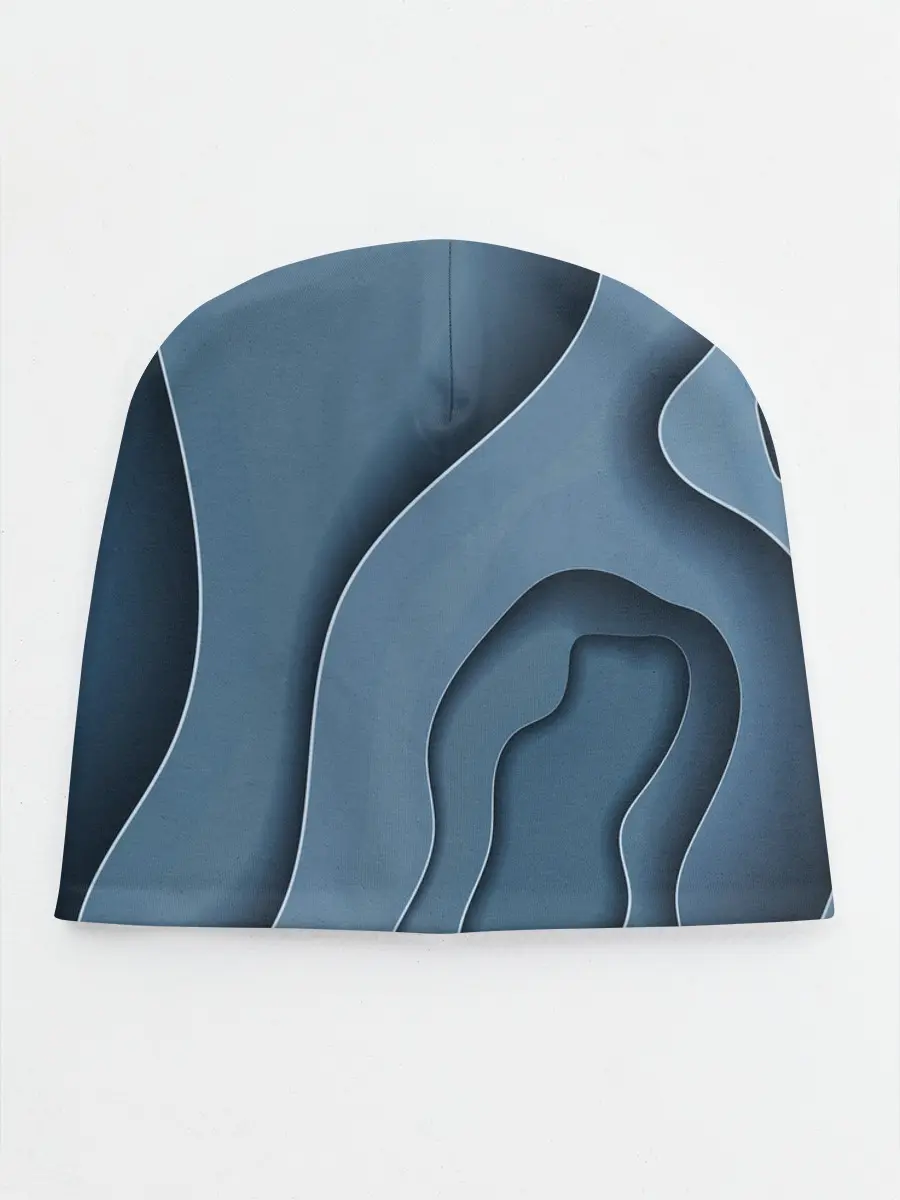 Детская шапка / Абстракция бумажные волны