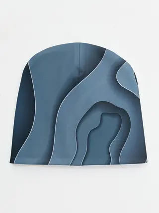 Детская шапка / Абстракция бумажные волны