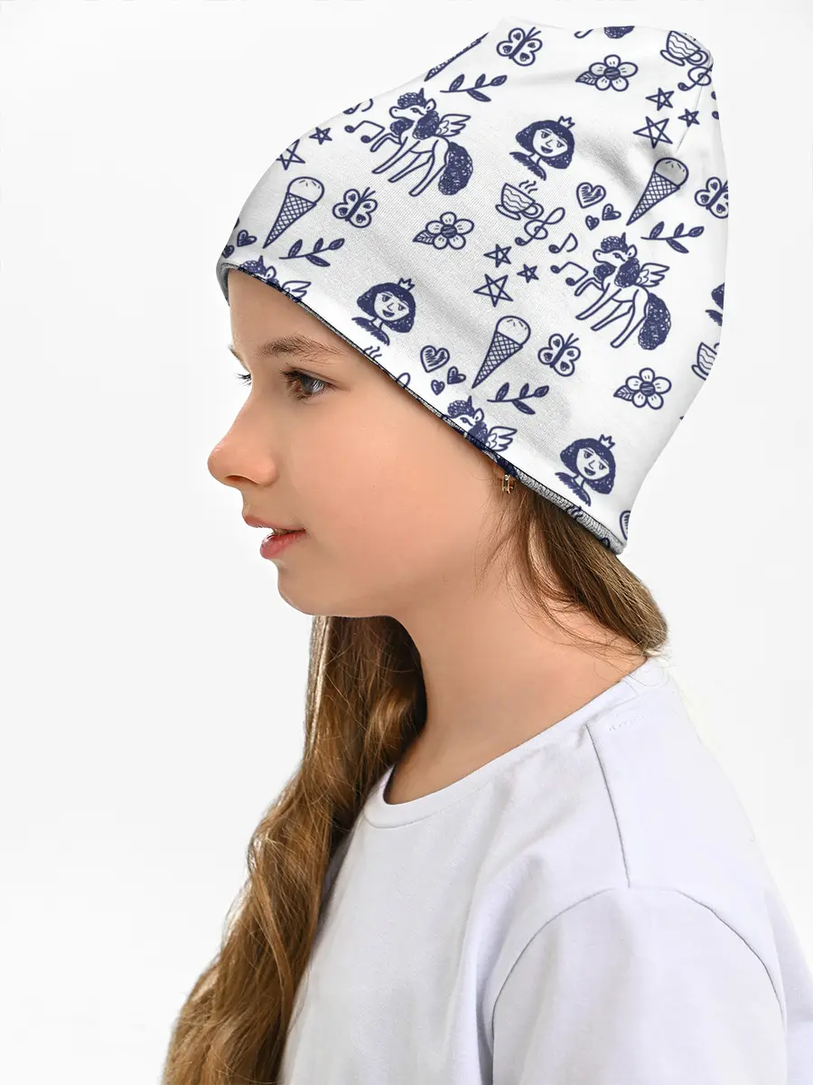 Детская шапка / Девчачий дудл