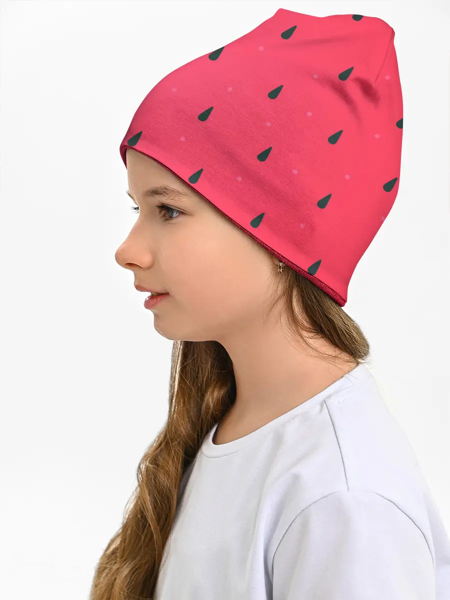 Детская шапка / Текстура арбуза