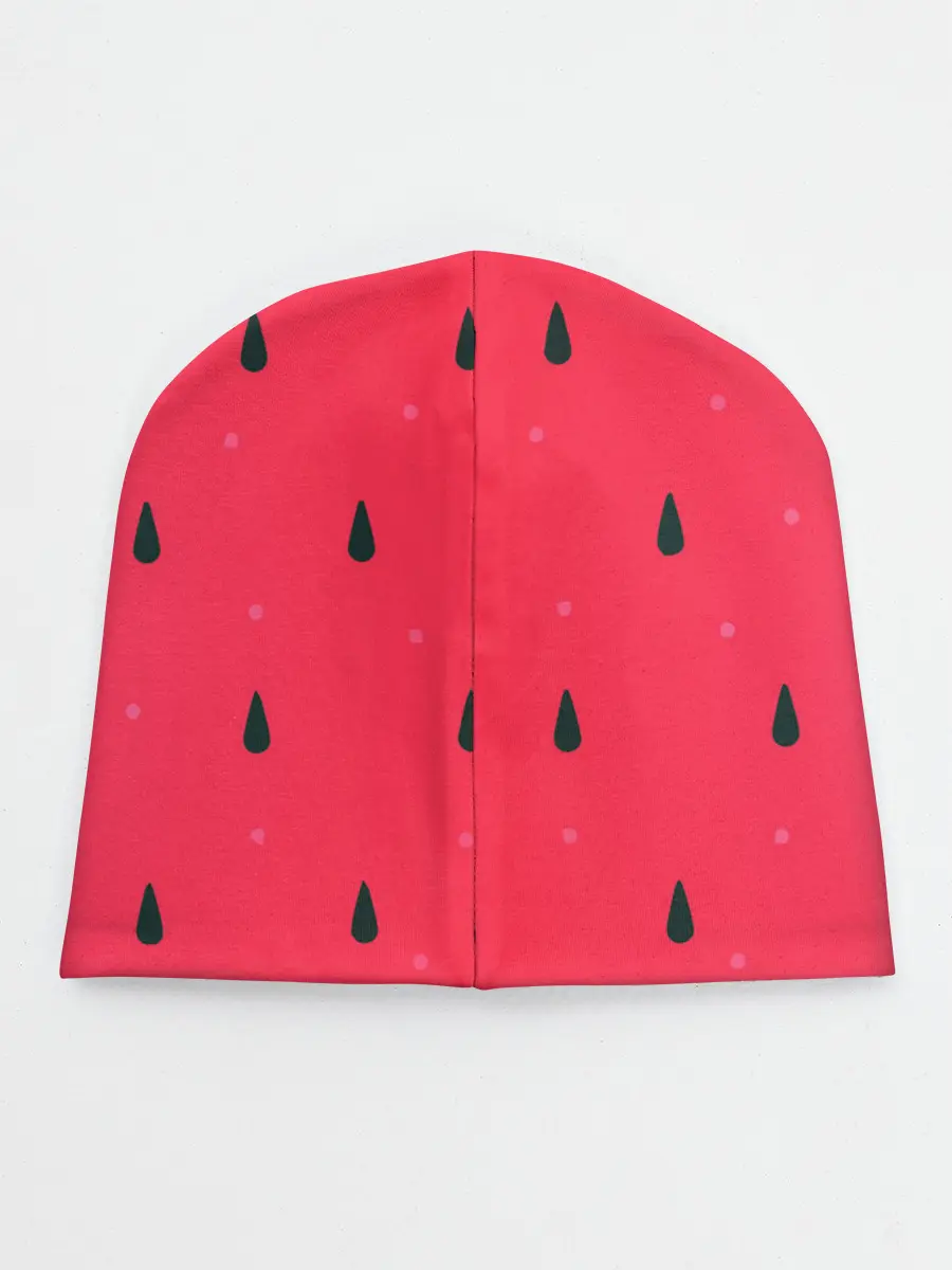 Детская шапка / Текстура арбуза
