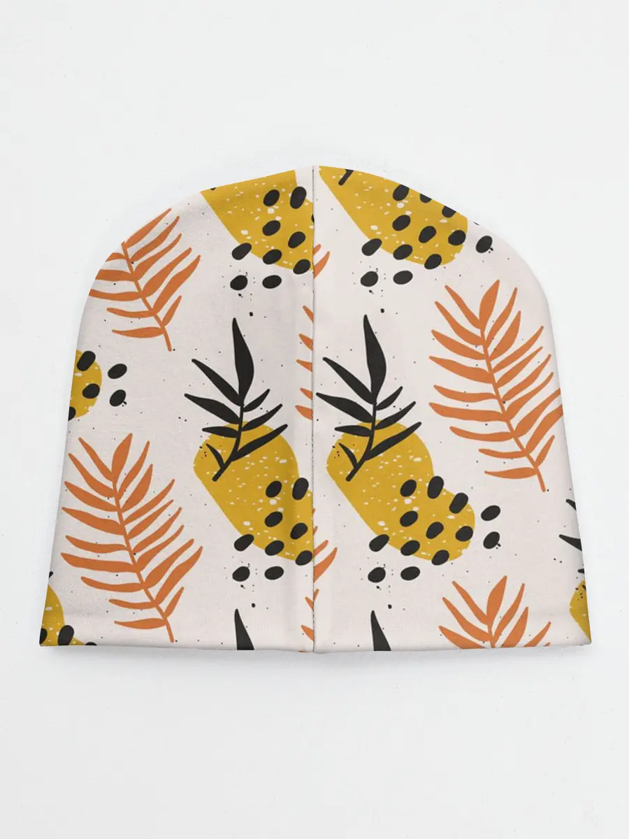 Детская шапка / Абстрактные ветви - узор