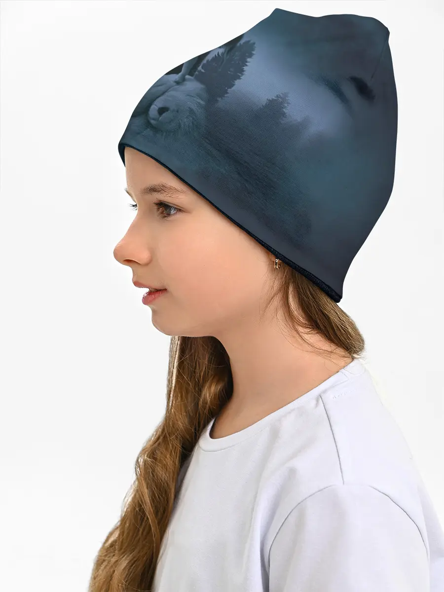 Детская шапка / Девочка и полнолуние