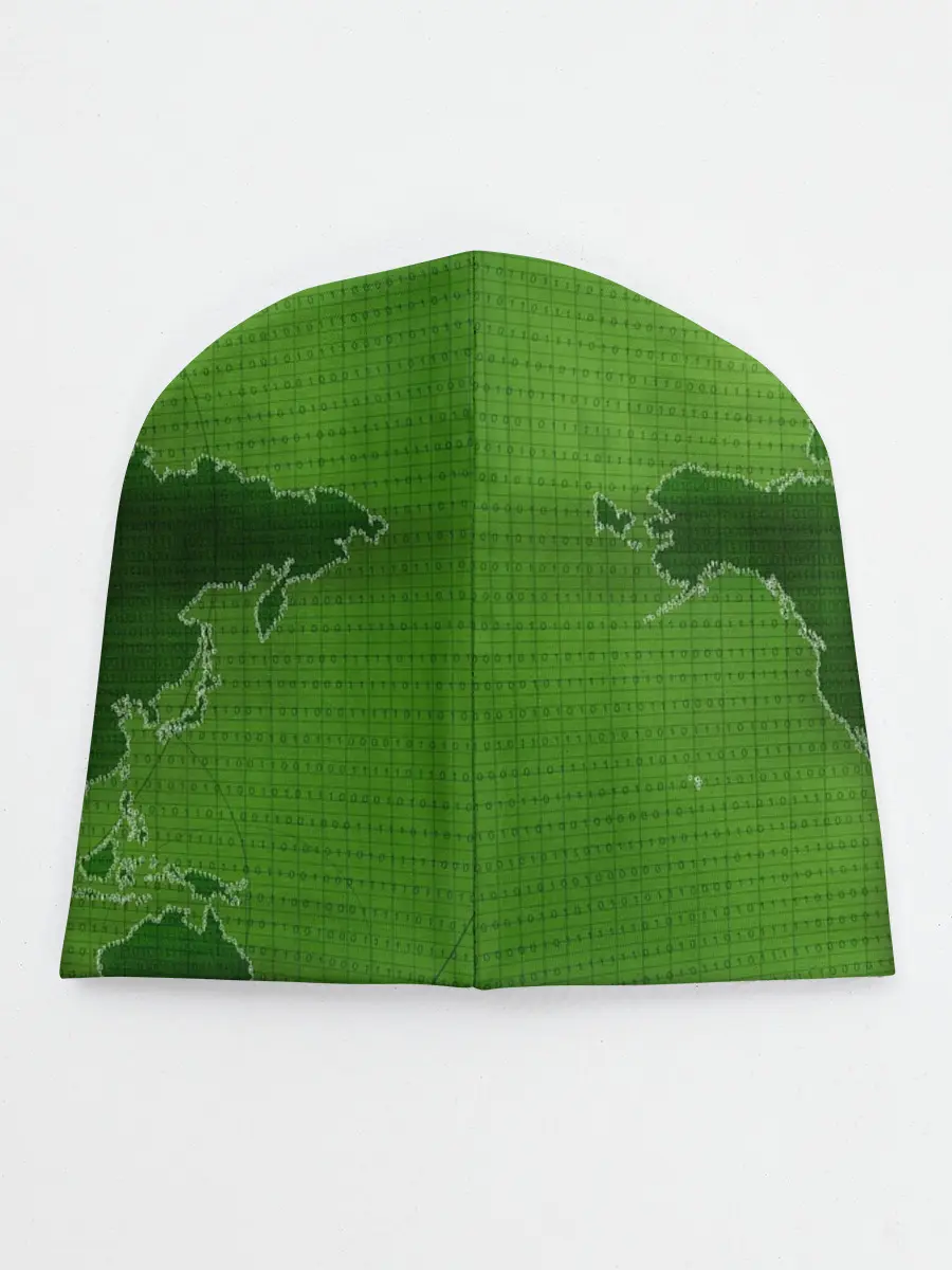 Детская шапка / Карта мира