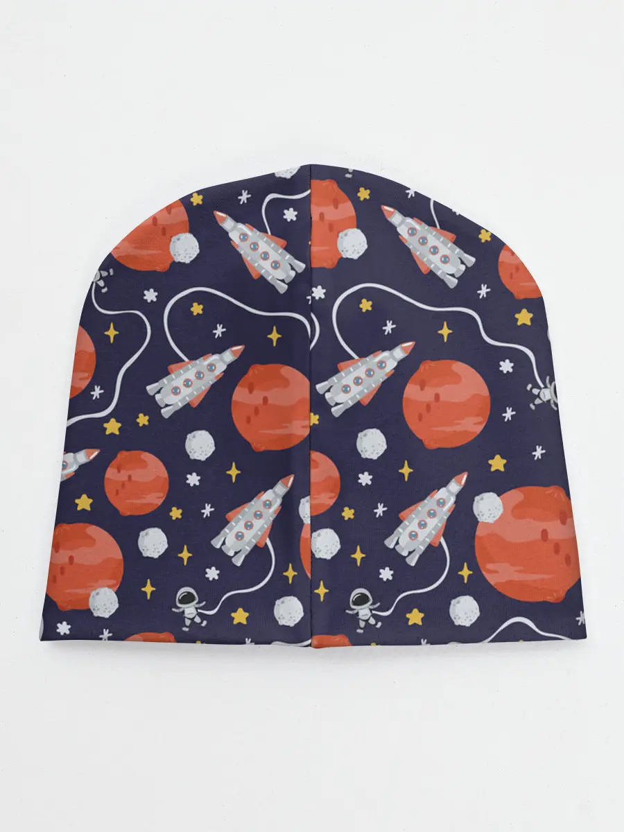 Детская шапка / Корабли, планеты и спутники