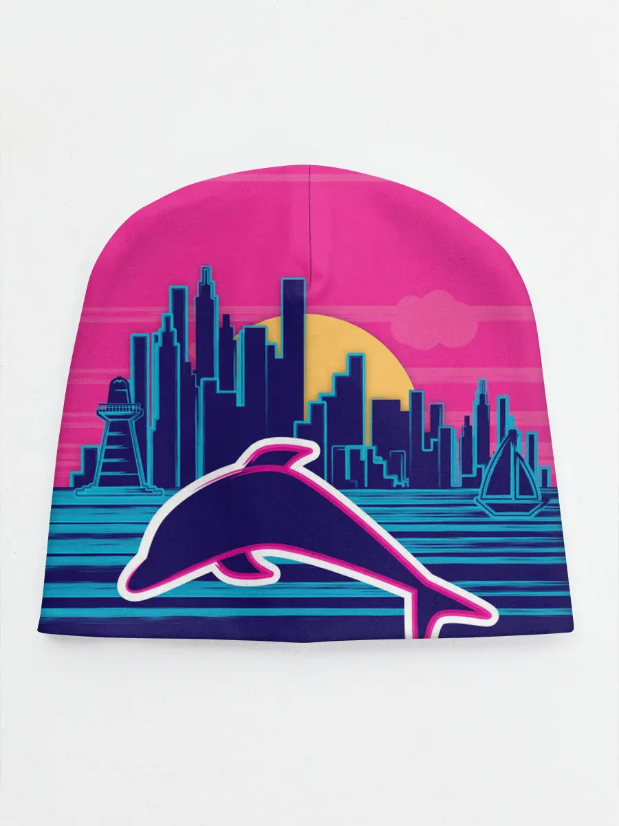 Детская шапка / Ретро дельфин