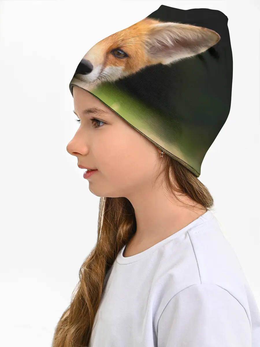 Детская шапка / Мордочка лисицы